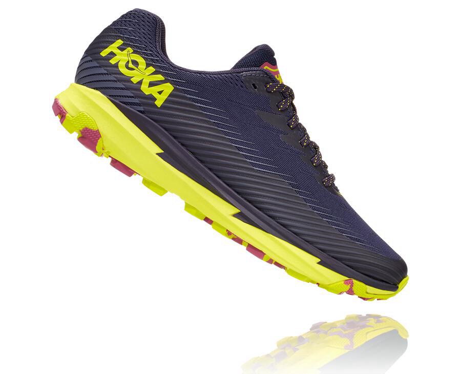 Hoka One One Trail Schoenen Dames - Torrent 2 - Donkerblauw - EY2489751